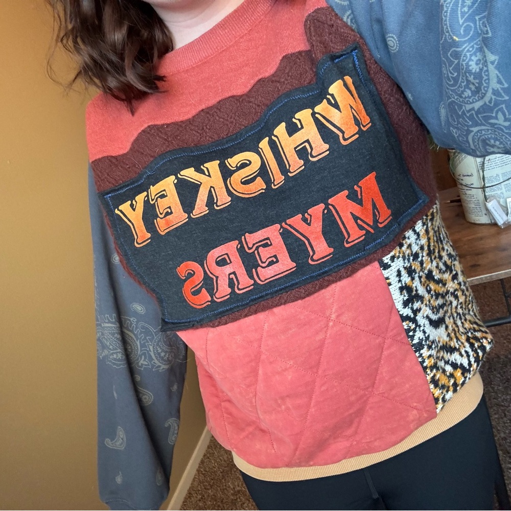 Whiskey Myers Patchwork Sweatshirt - image 3